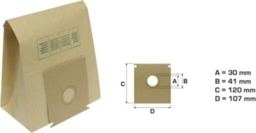 DAEWOO SACCHETTI ASPIRAPOLVERE -PER RC4006 - 1400W ns 273 - 5 PEZZI - Casa e cucina/Aspirapolvere e pulizia di pavimenti e finestre/Accessori per aspirapolvere/Sacchetti per aspirapolvere/Sacchetti per aspirapolvere verticale Rossi Ricambi - Venetico Marina, Commerciovirtuoso.it