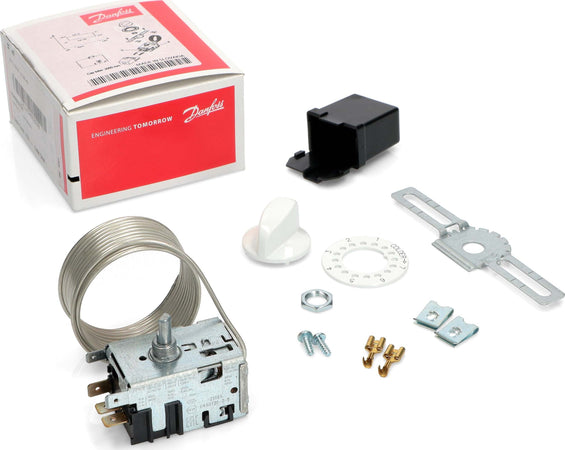 DANFOSS KIT TERMOSTATO FRIGORIFERO VETRINE BOTTIGLIE 3 CONTATTI Casa e cucina/Grandi elettrodomestici/Accessori e parti di ricambio/Ricambi e accessori per frigoriferi/Termometri per frigorifero Rossi Ricambi - Venetico Marina, Commerciovirtuoso.it