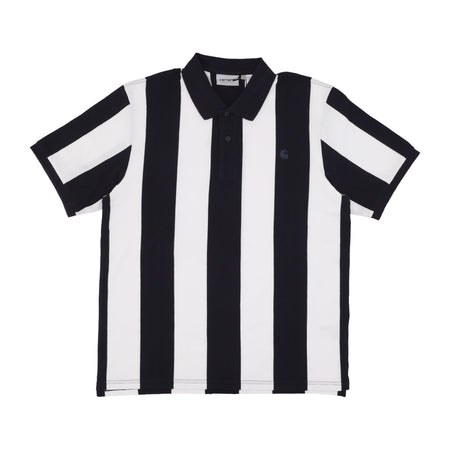 CARHARTT WIP Polo Manica Corta Uomo Hinton Polo Hinton Stripe/dark Navy da uomo
