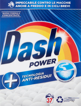 Dash Power Detersivo in Polvere per Lavatrice con Tecnologia Anti-Residui formato 37 Lavaggi 1850 g Salute e cura della persona/Pulizia e cura della casa/Prodotti per il bucato/Detersivi in polvere SG Store - Nicosia, Commerciovirtuoso.it
