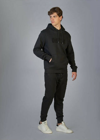 Datch Felpa Uomo Con Cappuccio Felpa Nera Casual Invernale Moda/Uomo/Abbigliamento/Felpe/Felpe con cappuccio Sportast - Cimego, Commerciovirtuoso.it