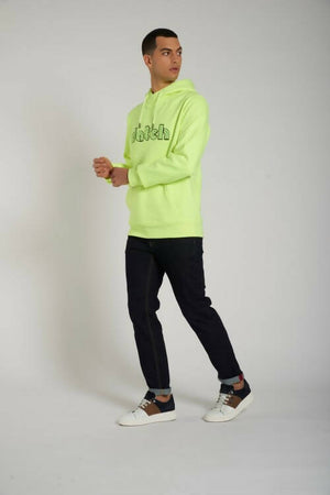 Datch Felpa Uomo Con Cappuccio Verde Fluo Maxi Logo Datch Felpa Casual Fashion Inverno 2023/24 Moda/Uomo/Abbigliamento/Felpe/Felpe con cappuccio Sportast - Cimego, Commerciovirtuoso.it