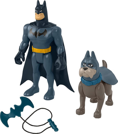 Dc-Comics-League-of-Super-Pets-Batman-e-Ace-Giocattolo-Gioco-Idea-Regalo-+3-Anni