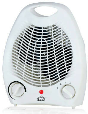 Dcg Termoventilatore Verticale – H9733 2 Livelli Di Riscaldamento Protezione Contro Il Surriscaldamento Spie Di Controllo