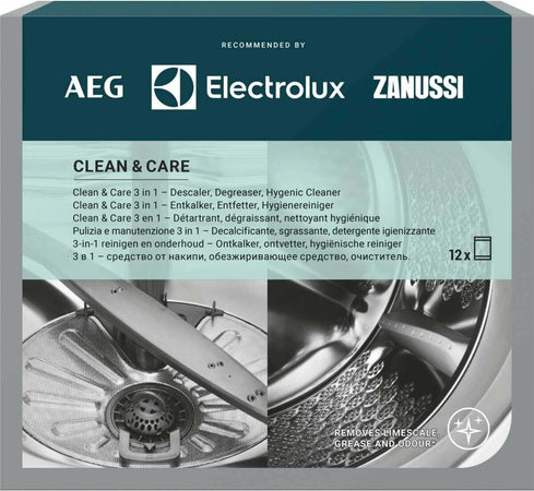 Decalcificante 3 in 1 Lavatrice e Lavastoviglie Electrolux 12 Bustine Lavastoviglie 9029799195