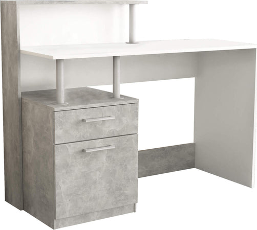 DECIO---scrivania-moderna-con-cassetto-120x75/91x55-h-Cemento-Milani-Home
