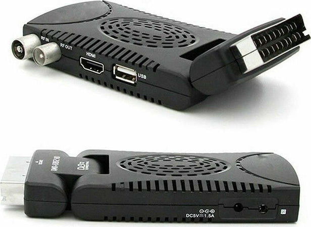 Decoder Mini Digitale Terrestre DVB T2/T3 Scart 180 USB HDMI HD333 Elettronica/Home Cinema TV e video/Ricevitori TV/Ricevitori digitale terrestre Zencoccostore - Formia, Commerciovirtuoso.it