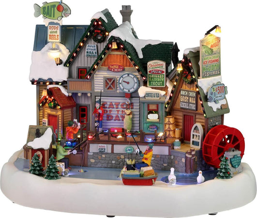 Decorazione Festival Della Pesca con componenti elettriche, animazioni e luci, da 23,5 cm Casa e cucina/Decorazioni per interni/Addobbi e decorazioni per ricorrenze/Decorazioni natalizie/Oggettistica MagiediNatale.it - Altamura, Commerciovirtuoso.it