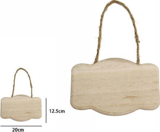 Decorazione-In-Legno-Naturale-20-X-12.5-Cm-Da-Appendere-Con-Corda-Insegna-53610a