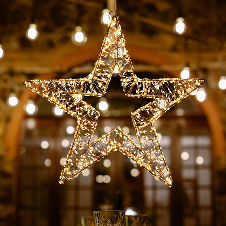Decorazione luminosa stella natale con microled classic e struttura bianca per addobbi natalizi Casa e cucina/Decorazioni per interni/Addobbi e decorazioni per ricorrenze/Decorazioni natalizie/Luci natalizie/Catene luminose per esterni MagiediNatale.it - Altamura, Commerciovirtuoso.it