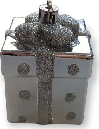 Decorazione-per-albero-di-natale-pacchetti-regalo-argento-Ciao-Srl
