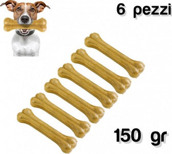 Delizioso Snack 6 Pz Cani Di Piccola/media Taglia A Forma Di Osso Antistress Prodotti per animali domestici/Cani/Golosità/Ossi Trade Shop italia - Napoli, Commerciovirtuoso.it