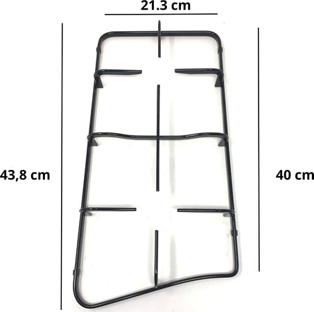 DELONGHI GRIGLIA SMALTATA NERA 2 FUOCHI SINISTRA CUCINA GAS 43,8 x 40 x 21,3 CM - CODICE ORIGINALE 217573080 Casa e cucina/Grandi elettrodomestici/Accessori e parti di ricambio/Ricambi e accessori per piani cottura/Griglie per piani cottura Rossi Ricambi - Venetico Marina, Commerciovirtuoso.it