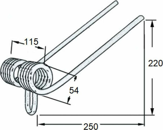 Dente Seminatrice Posteriore Gaspardo 18904190 Filo 8