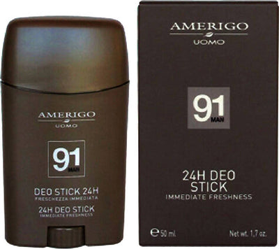 Deodorante Uomo Deo Stick 24H Freschezza Immediata Amerigo Uomo Man 91 50ml Deodorante uomo Tiziana non solo gioielli - Civitanova Marche, Commerciovirtuoso.it