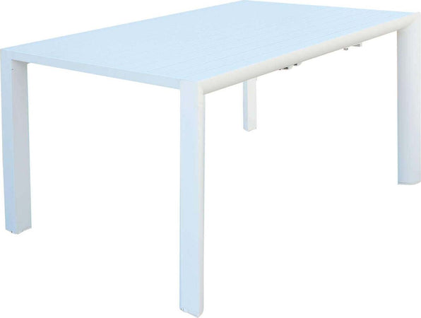 DEREK---tavolo-in-alluminio-150x100/150-Bianco-Milani-Home