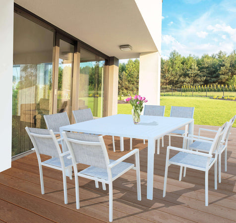 DEREK---tavolo-in-alluminio-150x100/150-Bianco-Milani-Home