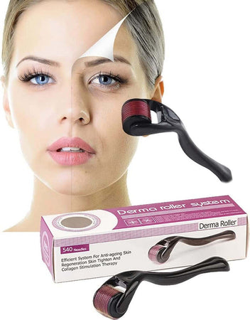 Derma Roller Micro Aghi In Titanio Per La Cura Della Pelle Viso Rughe Smagliature Salute e Bellezza > Cura del corpo e viso Trade Shop italia - Napoli, Commerciovirtuoso.it