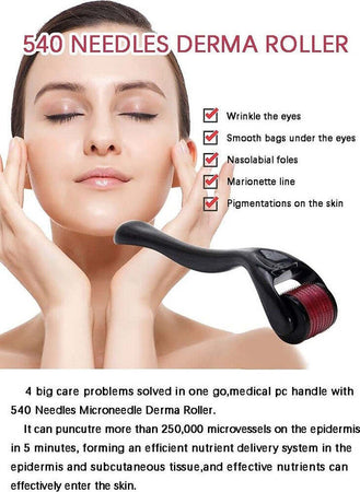 Derma Roller Micro Aghi In Titanio Per La Cura Della Pelle Viso Rughe Smagliature Salute e Bellezza > Cura del corpo e viso Trade Shop italia - Napoli, Commerciovirtuoso.it