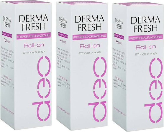 Dermafresh ipersud roll on deo (tre confezioni)