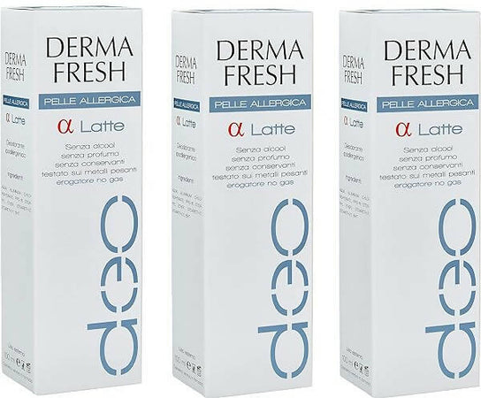 Dermafresh pelle allergica alfa latte corpo (tre confezioni)