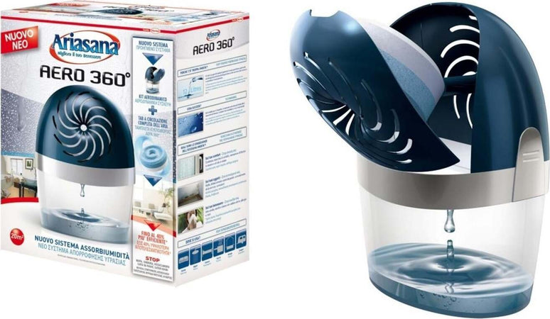 Deumidificatore assorbi umidità Henkel Ariasana aero 360° kit per Tab ricaricabile Fai da te/Prodotti per la costruzione/Riscaldamento e raffreddamento/Sistemi mobili di climatizzazione/Deumidificatori La Zappa - Altamura, Commerciovirtuoso.it