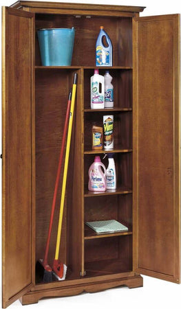 DEVEREUX---armadio-porta-scope-in-legno-massello-87x40x192-Tinta-noce-Milani-Home