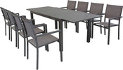 DEXTER---set-tavolo-da-giardino-allungabile-160/240x90-compreso-di-8-poltrone-in-alluminio-Taupe-Milani-Home