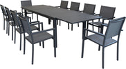 DEXTER---set-tavolo-da-giardino-allungabile-200/300x100-compreso-di-10-poltrone-Antracite-Milani-Home