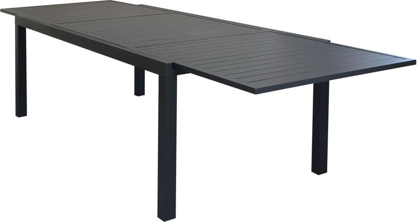DEXTER---set-tavolo-da-giardino-allungabile-200/300x100-compreso-di-10-poltrone-Antracite-Milani-Home