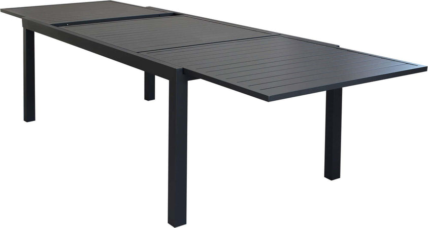 DEXTER---set-tavolo-da-giardino-allungabile-200/300x100-compreso-di-10-poltrone-Antracite-Milani-Home