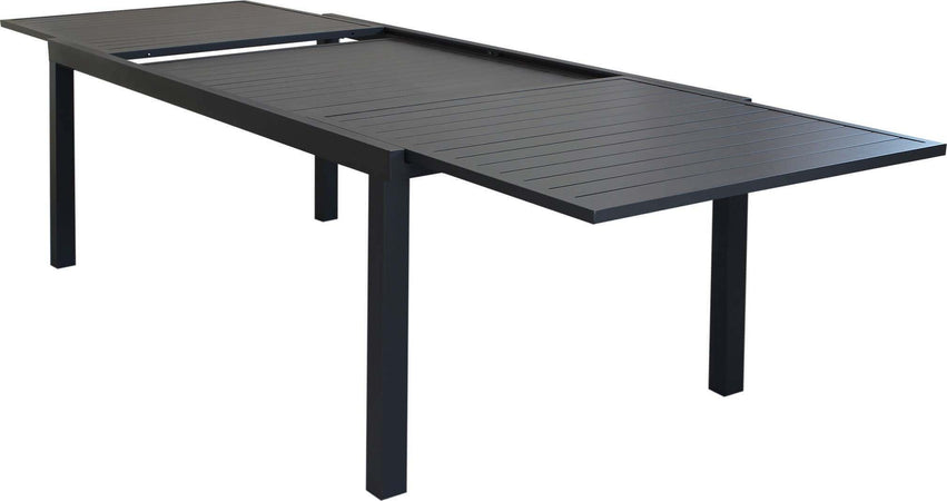 DEXTER---set-tavolo-da-giardino-allungabile-200/300x100-compreso-di-10-poltrone-Antracite-Milani-Home
