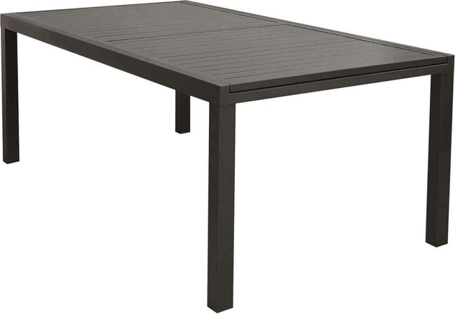 DEXTER---set-tavolo-da-giardino-allungabile-200/300x100-compreso-di-8-sedie-in-alluminio-Taupe-Milani-Home