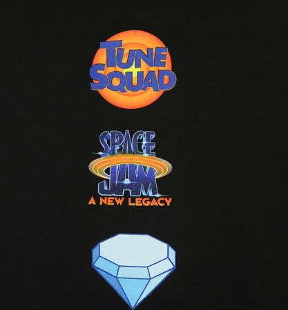 DIAMOND-SUPPLY-Felpa-Cappuccio-Uomo-Hook-Shot-Hoodie-X-Space-Jam-2-Black-da-uomo