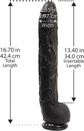 Dick Rambone Cock Black 42 Cm X 6 Fallo Enorme Non Vibrante Salute e cura della persona/Erotismo e contraccezione/Sex toys/Dildo/Dildo realistici Kondorama - Martinsicuro, Commerciovirtuoso.it