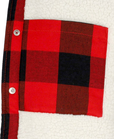 DICKIES-Camicia-Imbottita-Uomo-Sherpa-Lined-Sacramento-Red-da-uomo