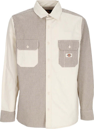 DICKIES-Camicia-Manica-Lunga-Uomo-Miltonvale-Shirt-Heritage-Outdoor-Light-da-uomo