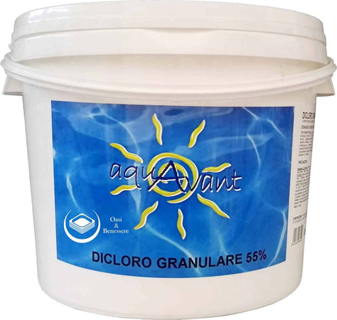 Dicloro Granulare 55% AQUAVANT by Astral Cloro per piscina in polvere altamente solubile per Piscine Prodotti chimici per piscine Sicily Pool - Acireale, Commerciovirtuoso.it
