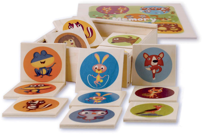 Dida - Memory Legno Il Bosco - Gioco Per Bambini 2+