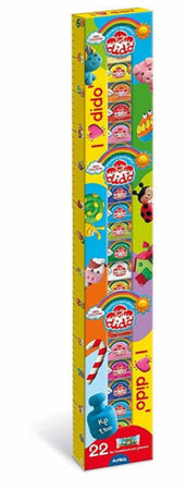 DIDO Infinity 22 confezioni vari colori Pasta Per Giocare e modellare Didò - 22 pezzi da 50gr Fila