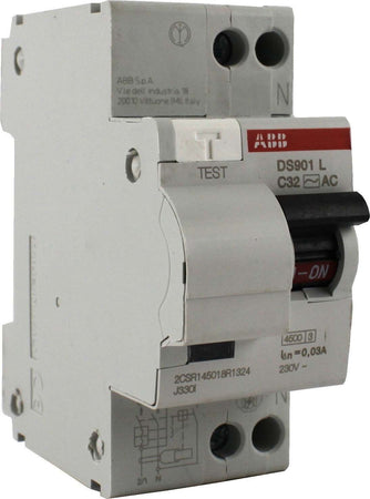 Differenziale-magnetotermico-classe-AC-1P+N-0,03-32A-6kA-Abb