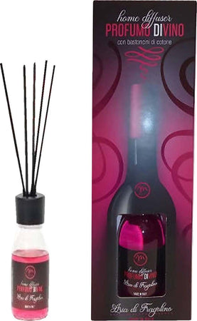 Diffusore di Essenza Profumi di Vino con Bacchetti in Cotone 125ml Aria di Fragolino 1 PZ CLICSON® -ME28951- Fragranza Tiziana non solo gioielli - Civitanova Marche, Commerciovirtuoso.it