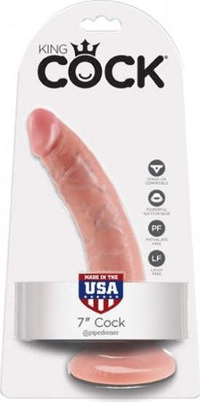 Dildo Realistico senza testicoli compatibile con Strap-on non vibrante King Cock 17.8 cm color Carne King Cock Salute e cura della persona/Erotismo e contraccezione/Sex toys/Dildo/Dildo realistici Kondorama - Martinsicuro, Commerciovirtuoso.it