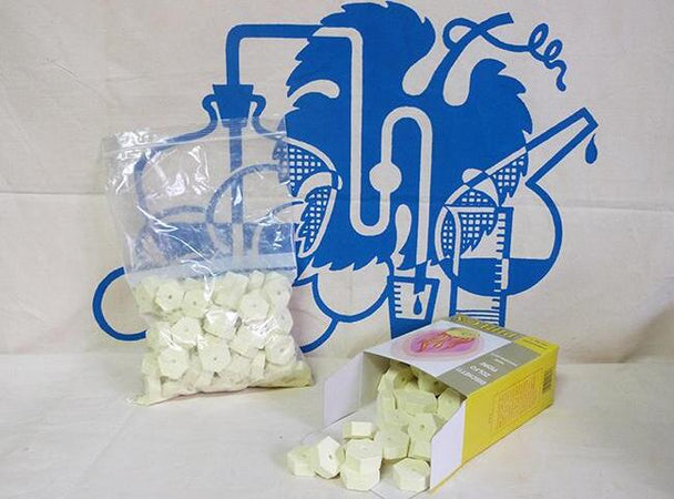 Dischi di zolfo anti gocciolanti per la disinfezione di fusti e botti di vino Confezione da 1 kg