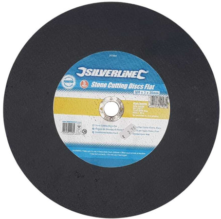 Dischi piani per taglio pietra alta resistenza silverline 300x3x20