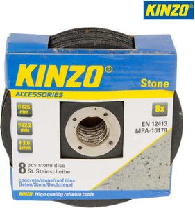 Disco-Flex-per-Pietra-Set-da-8-Pezzi-Dischi-Smerigliatrice-Diam.-125-mm-Kinzo