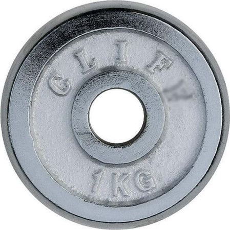Disco-Olimpico-In-Acciaio-Piastra-Pesi-Per-Bilanciere-Manubri-Da-1kg-Foro-30mm