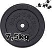 Disco-Per-Pesi-Bilanciere-Manubri-Piastre-Allenamento-Fitness-In-Ghisa-Da-7,5-Kg