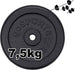 Disco-Per-Pesi-Bilanciere-Manubri-Piastre-Allenamento-Fitness-In-Ghisa-Da-7,5-Kg