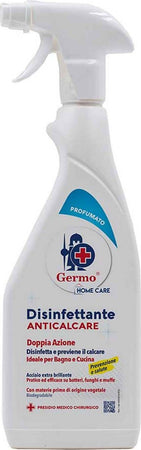 Disinfettante Anticalcare Germo HomeCare spray detergente sporco ostinato disinfettante spray GERMO 750ml disinfettante Salute e Prevenzione - Barletta, Commerciovirtuoso.it